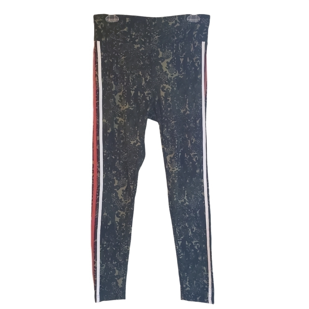 No Boundaries Green Leopard Print Camo Leggings